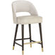 Monae 36.5 inch Bravo Cream / Polo Club Muslin Counter Stool